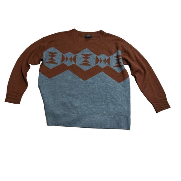 Pendleton‎ men's Sweater Sonora Merino Pullover Aztec Western Large - Picture 1 of 7